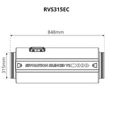 Sistema de aire Revolution Silenced V2 EC Vector Low Power 315 mm, 2224 m3/hr
